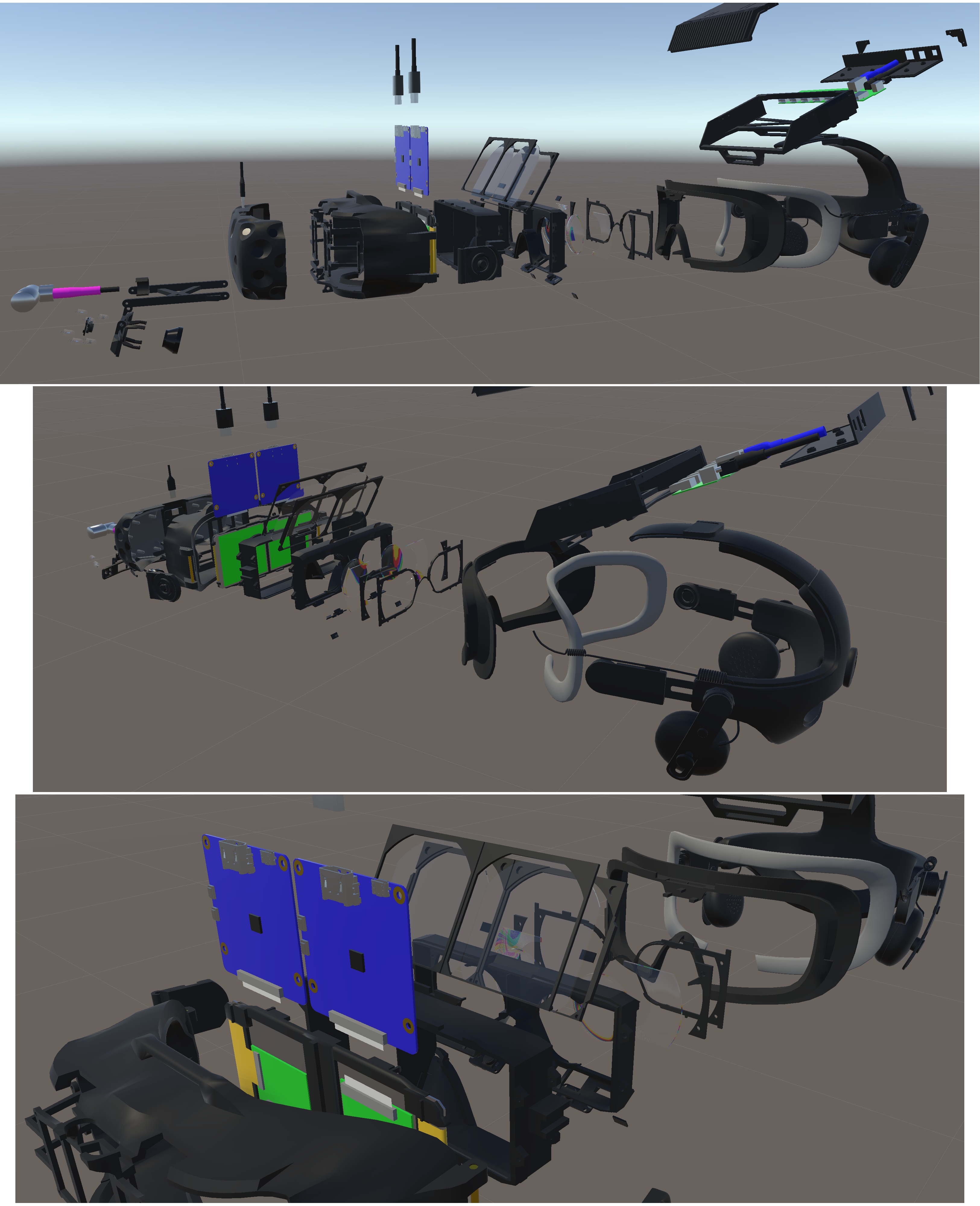 Hades Widebody Exploded View